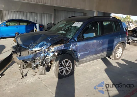 2017 Volkswagen Tiguan 2.0T S из США, поврежденный, VIN WVGAV7AX1HW503180